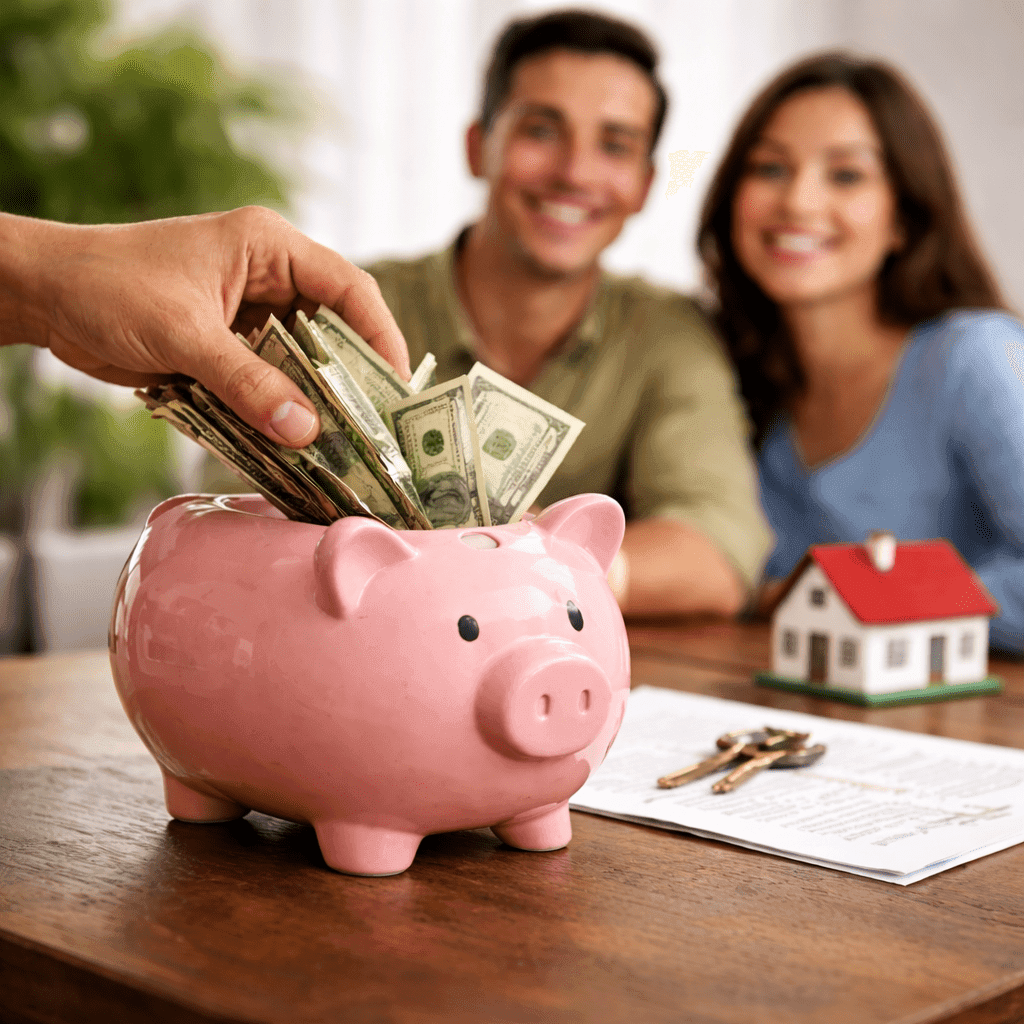 A couple reviews their home purchase while seller concessions help reduce upfront closing costs and preserve cash.